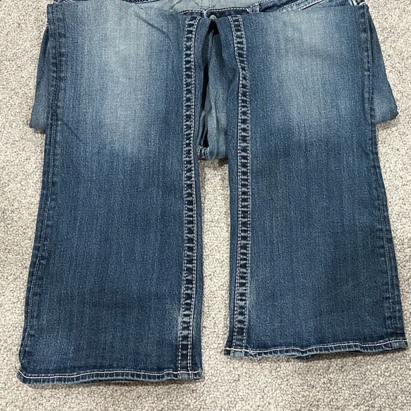 Vigoss Women's Embellished Blue Jeans S13/14 L31 Heritage Fit Boot Cut - Picture 6 of 9